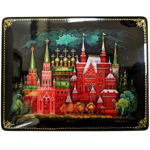 Casket "Moscow" with 4 caskets, Palekh
